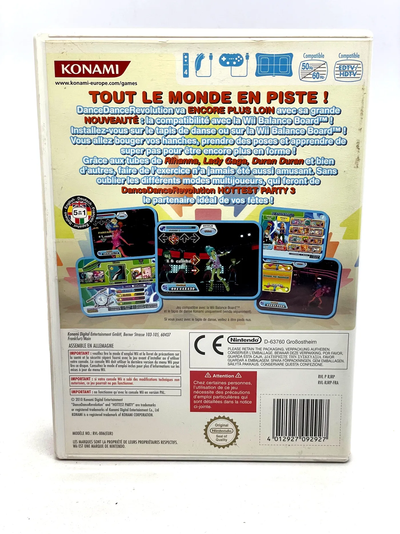 Dance Dance Revolution Hottest Party 3 Nintendo Wii