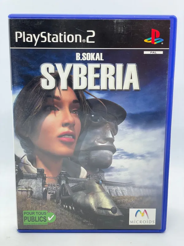 Syberia Sur Sony Playstation 2 (PS2) - PAL Complet - Notice Incluse - Bon état