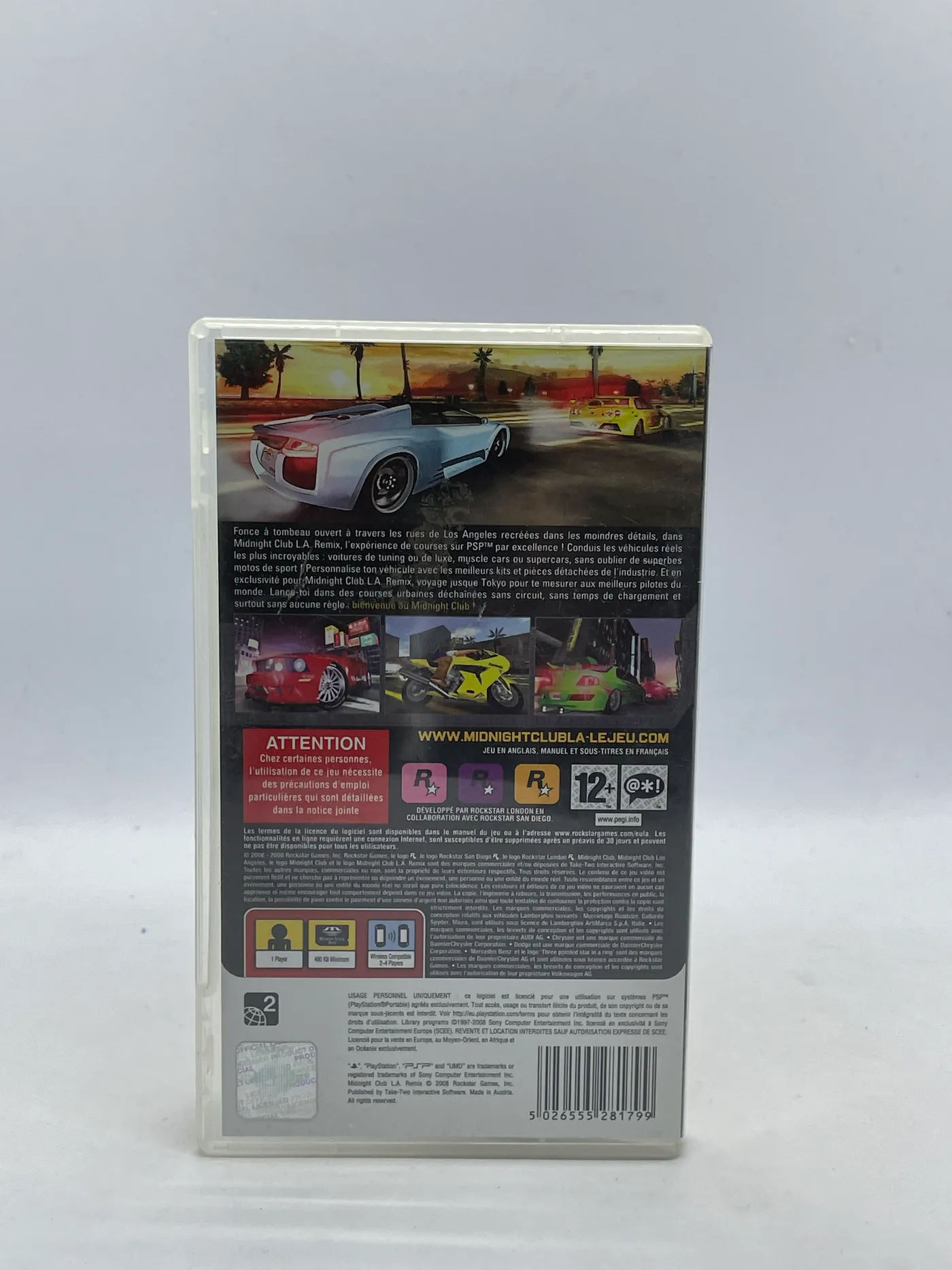 Midnight Club LA Remix PSP