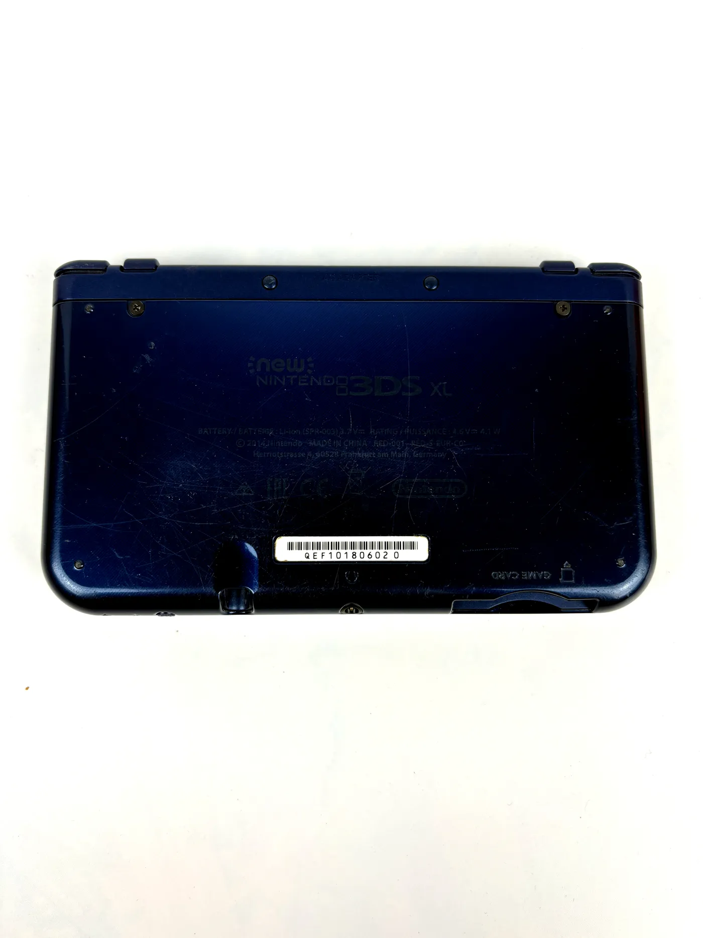 Nintendo New 3DS XL Metallic Blue Console + 2x IPS Charger
