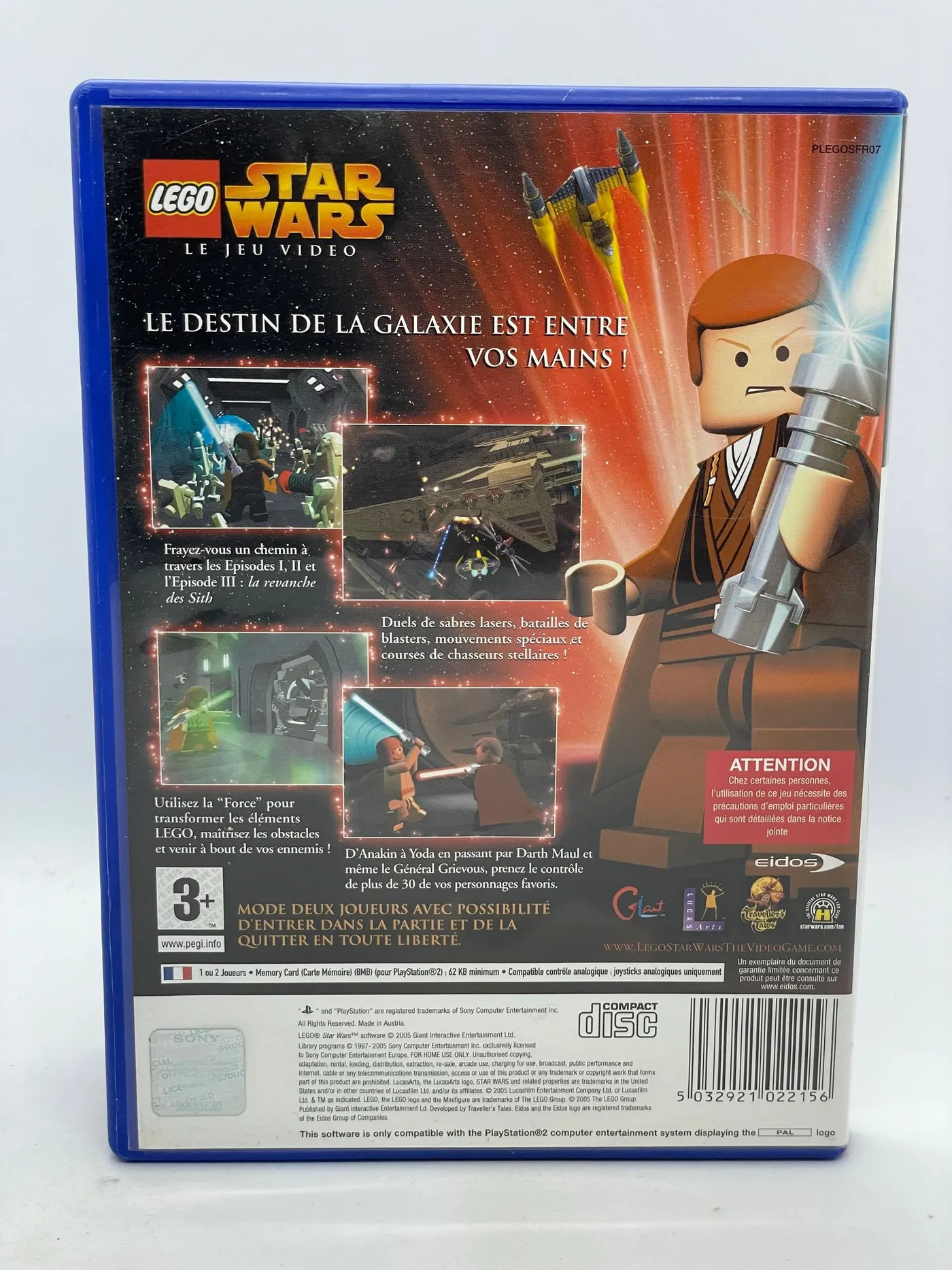 LEGO Star Wars Video Game PS2 PlayStation Retrobroker