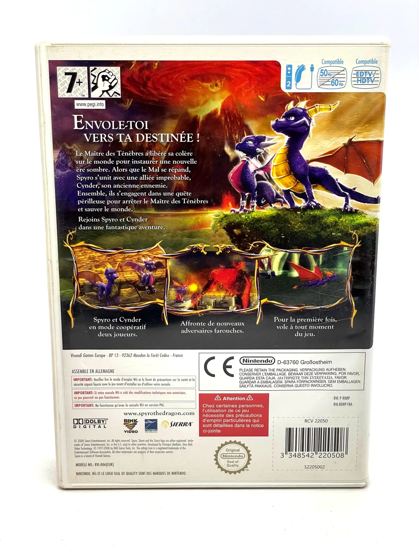 The Legend of Spyro Dawn of the Dragon Nintendo Wii