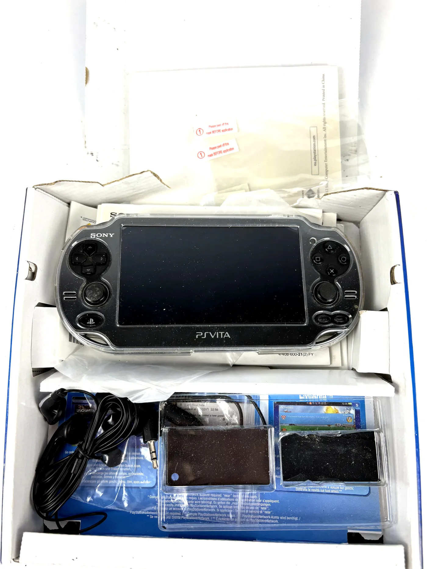 PlayStation Vita PCH-1004 Console + Box + Manual Set