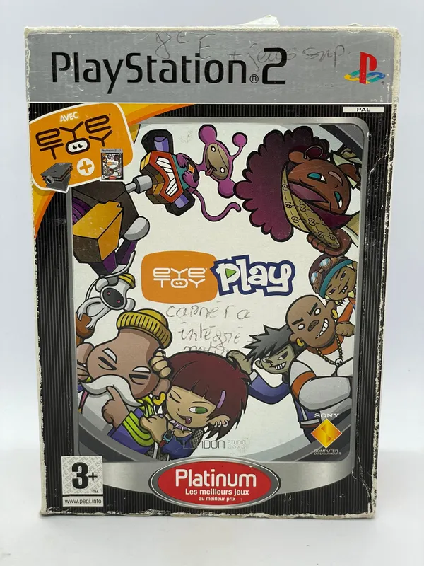 Camera + jeux EYE TOY PLAY 1 + 2 + 3 pour PLAYSTATION 2 PS2 game usb