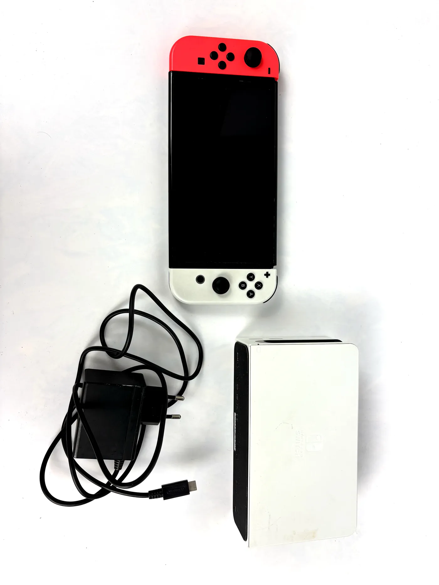 Nintendo Switch Console Oled Red/White Set