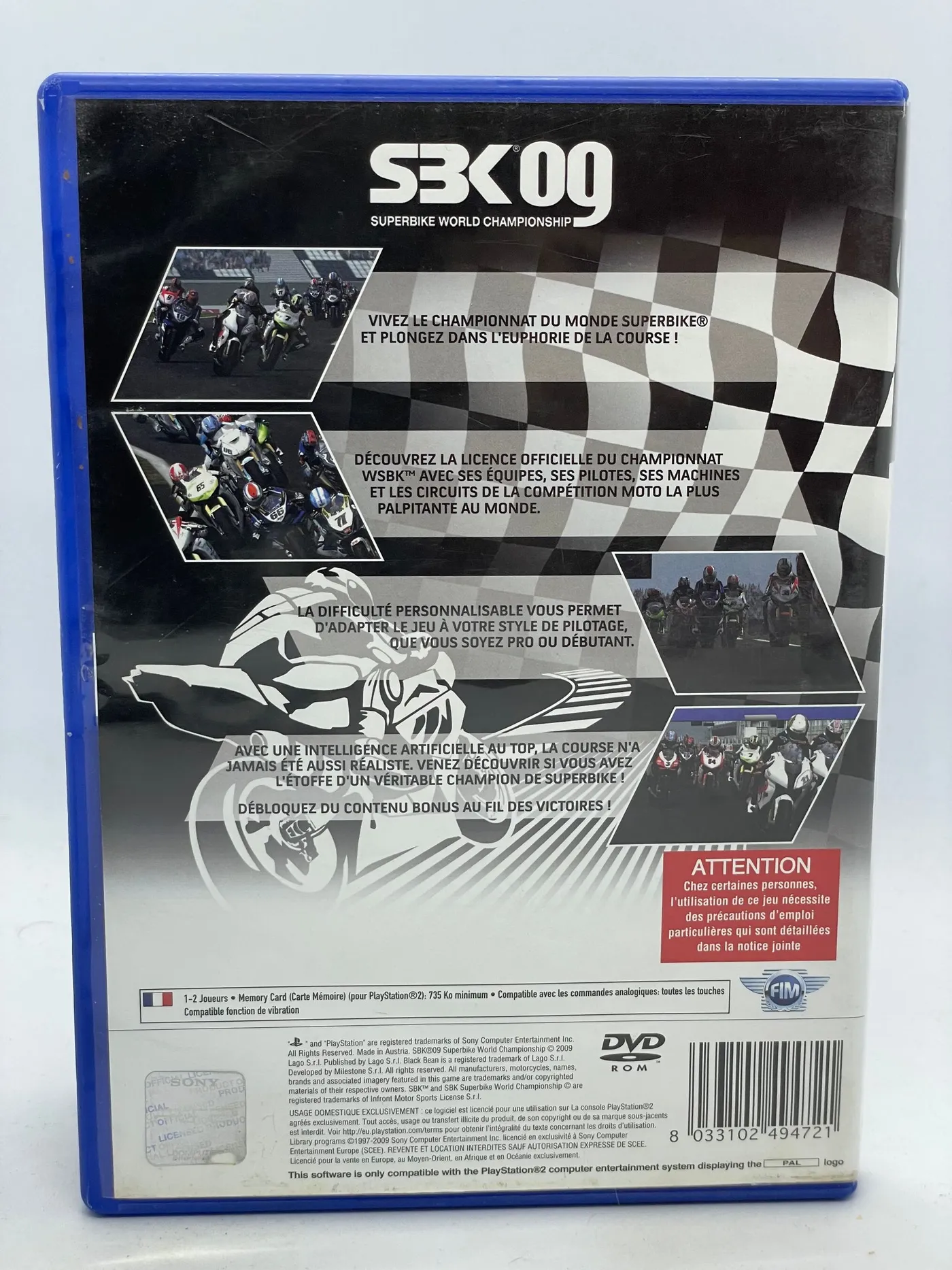 SBK 09 Superbike World Championship PS2 PlayStation 2 Retrobroker sbk-09-superbike-world-championship-ps2-playstation-2-retrobroker