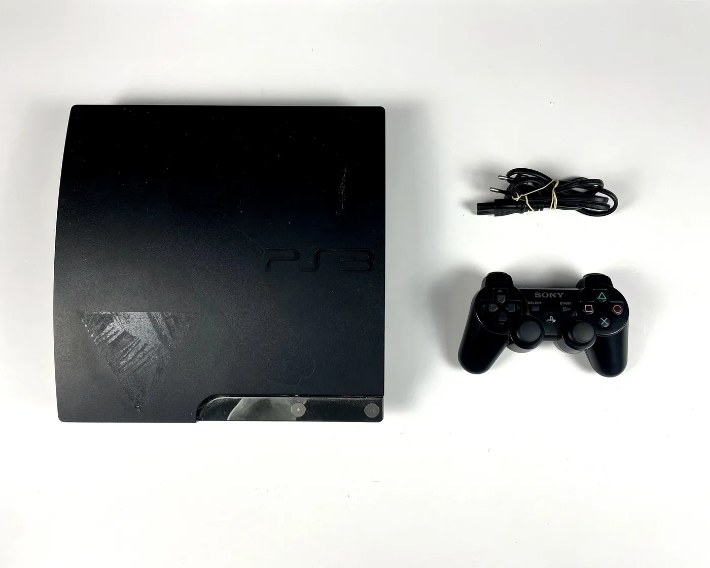 Console PS3 Slim 320 Go (CECH-2504B) - Sony Playstation 3 + Câbles, Manette Et Jeu
