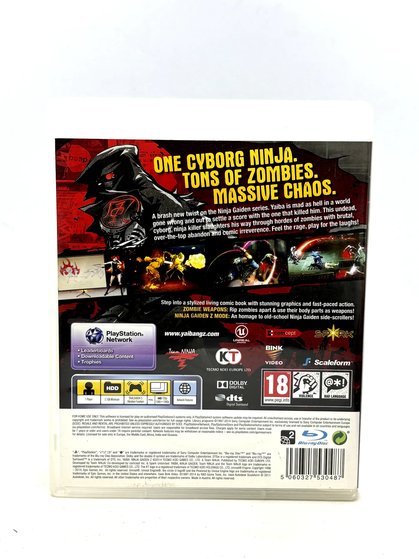Yaiba Ninja Gaiden Z PS3