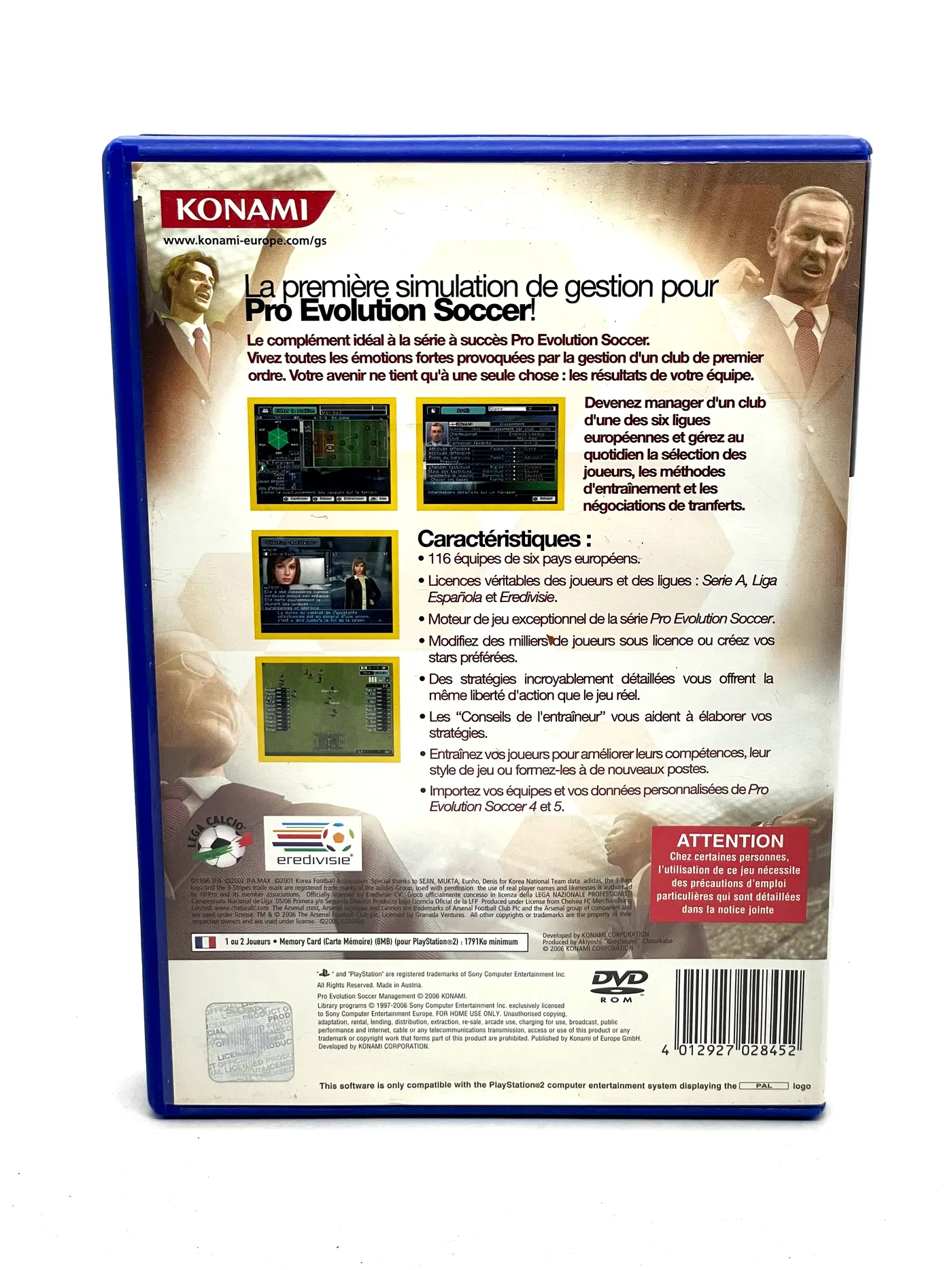 Pro Evolution Soccer Management PS2
