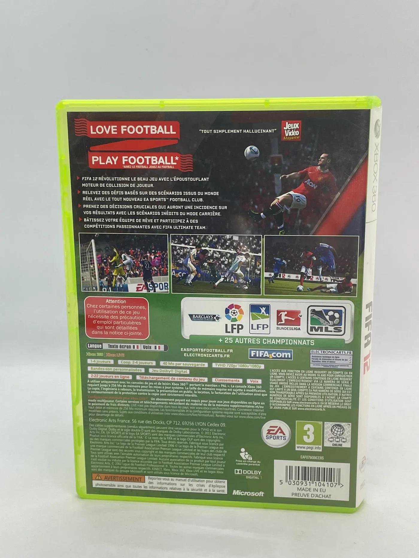 FIFA 12 Xbox 360 - Xbox 360 | Retrobroker, image size:1400x1867