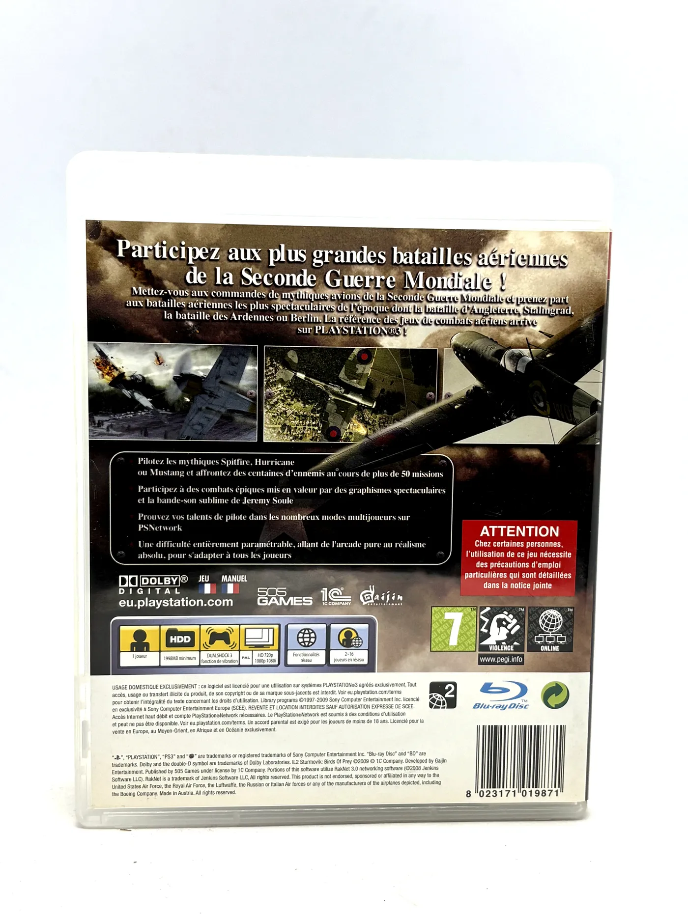IL 2 Sturmovik Birds of Prey PS3