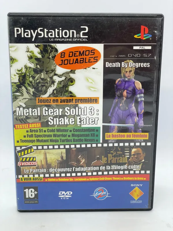CD Démo Ops2m Démo 57 Pour PlayStation 2 (PS2) - Version PAL - Référence SCED-53228 - Bon état