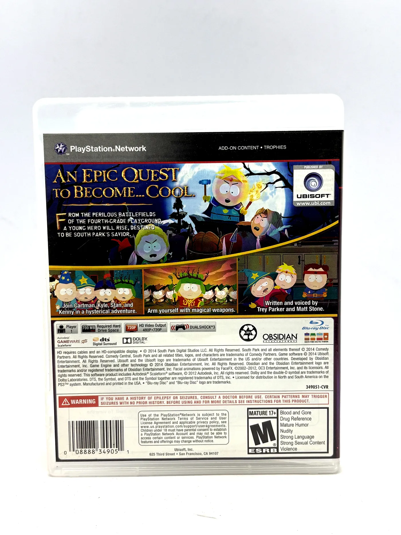 South Park The Stick of Truth PS3 NTSC-U