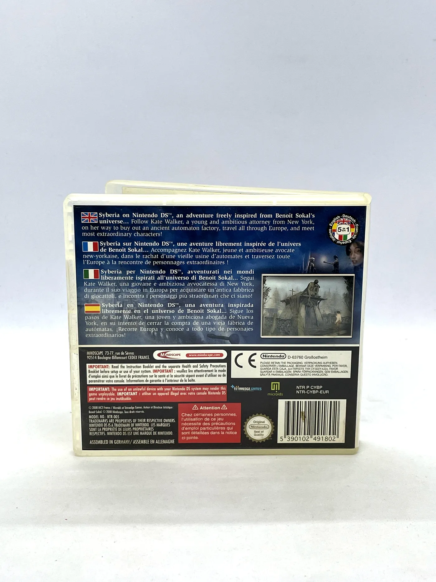 Syberia Nintendo DS