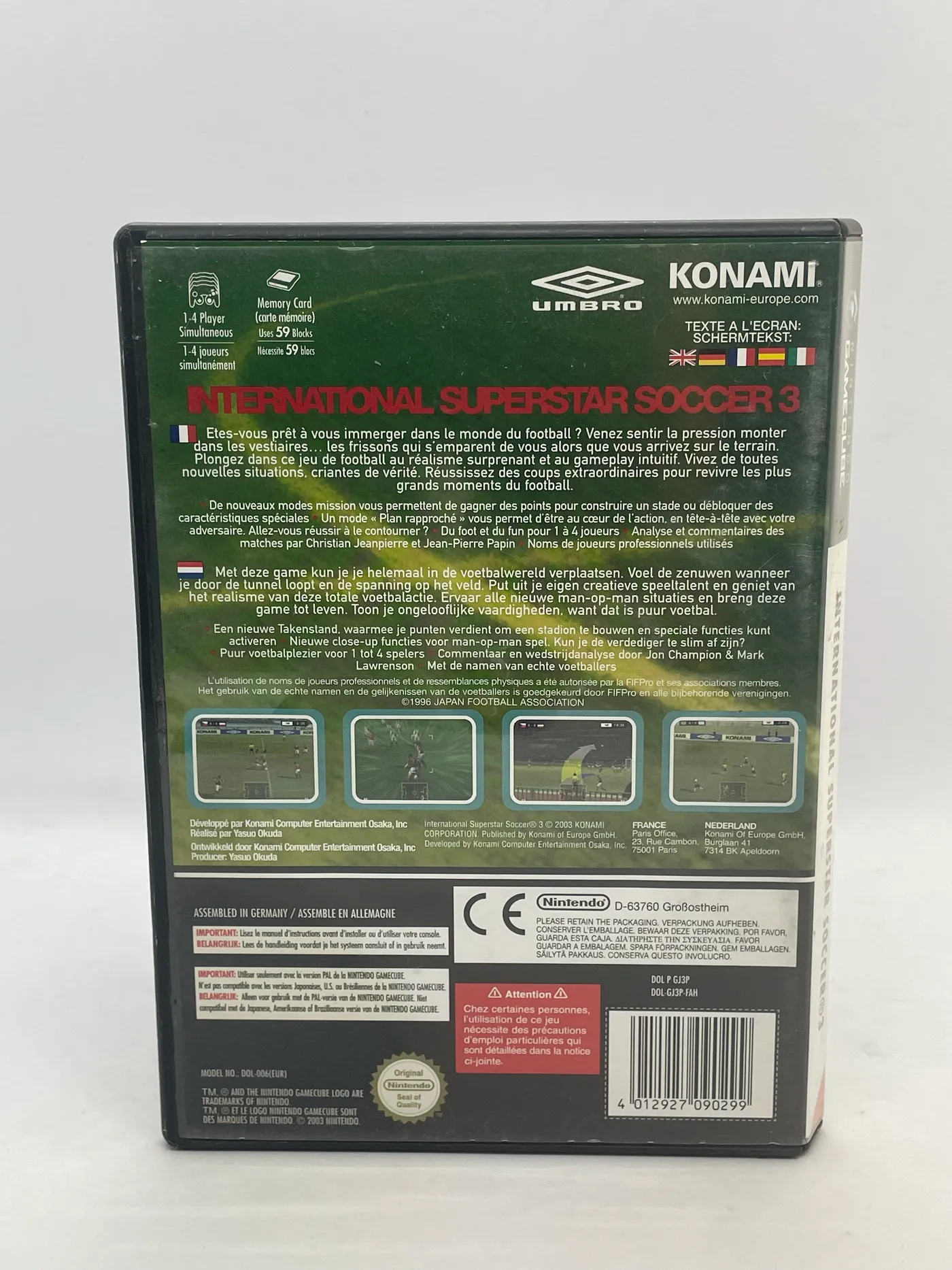 International Superstar Soccer 3 Nintendo GameCube