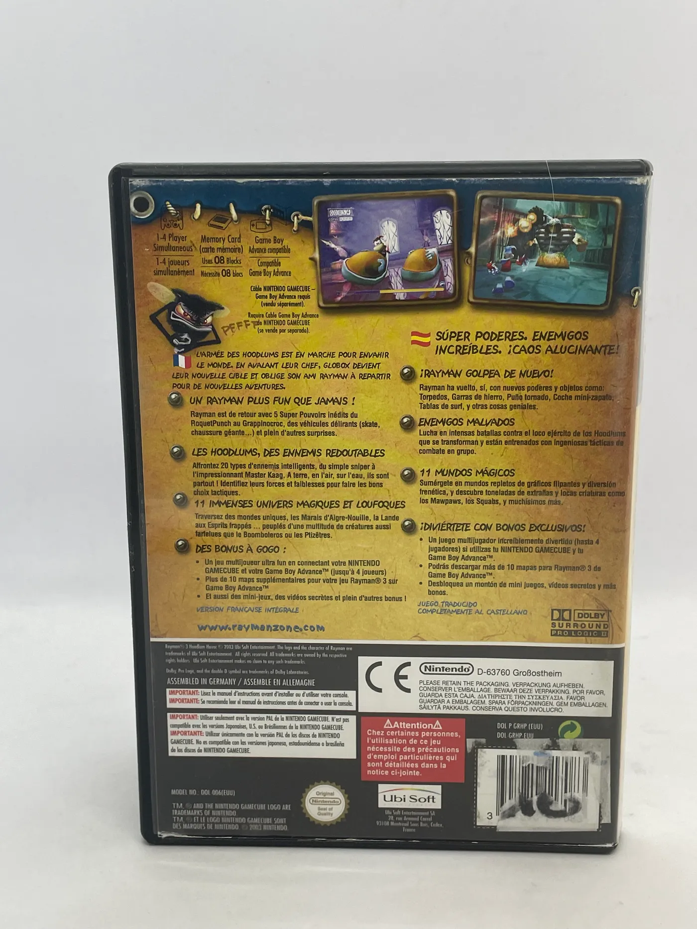 Rayman 3 Hoodlum Havoc Nintendo GameCube