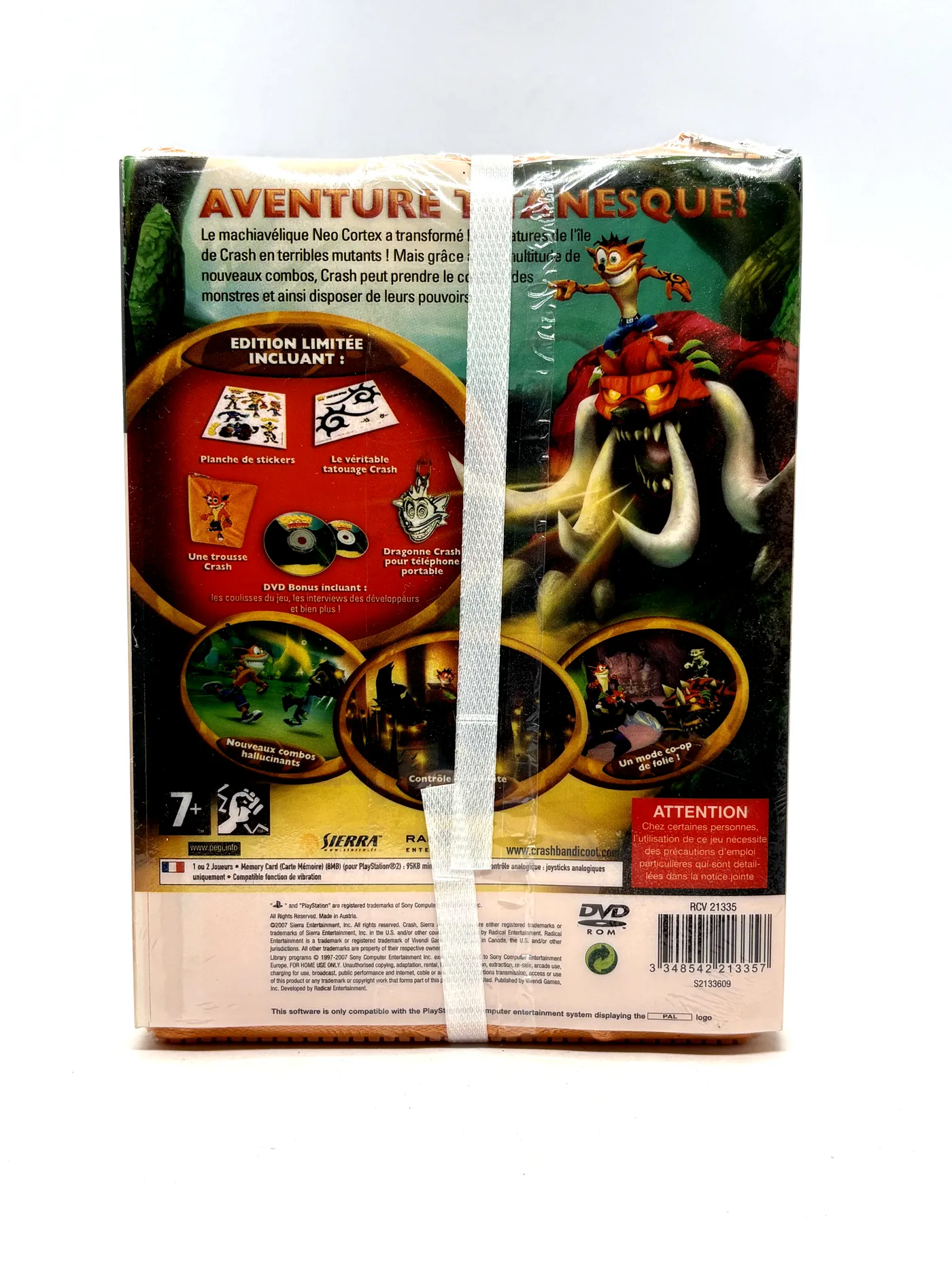 Crash of the Titans Monster Edition PS2 (New and Sealed)