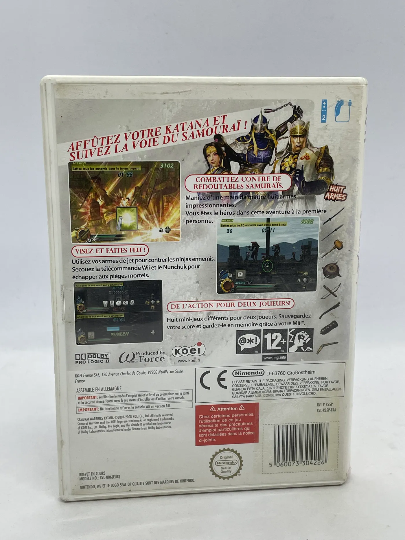 Samurai Warriors Katana Nintendo Wii