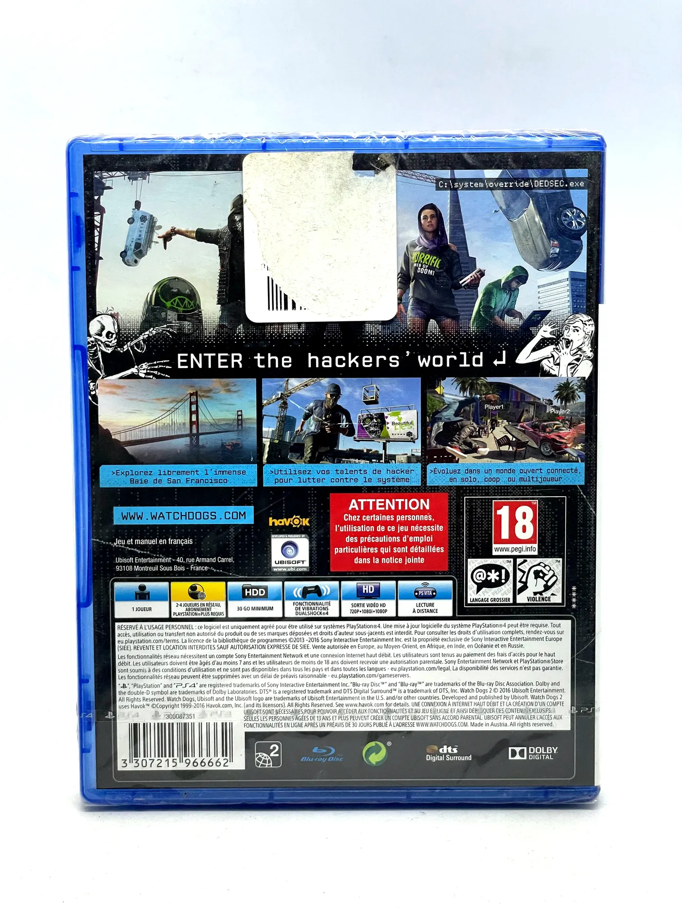 Watch Dogs 2 PS4 (New & Sealed)