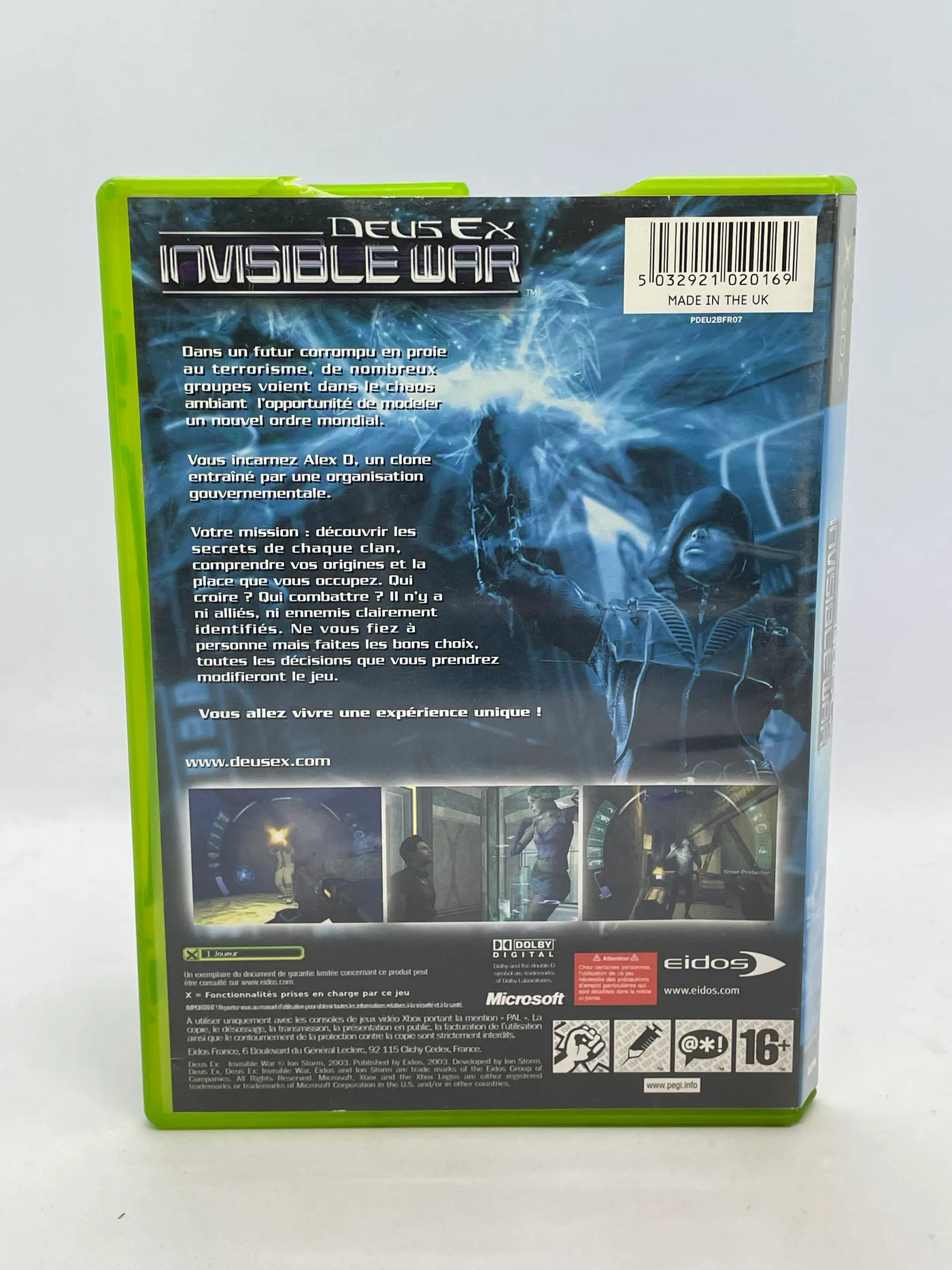 Deus Ex Invisible War Xbox