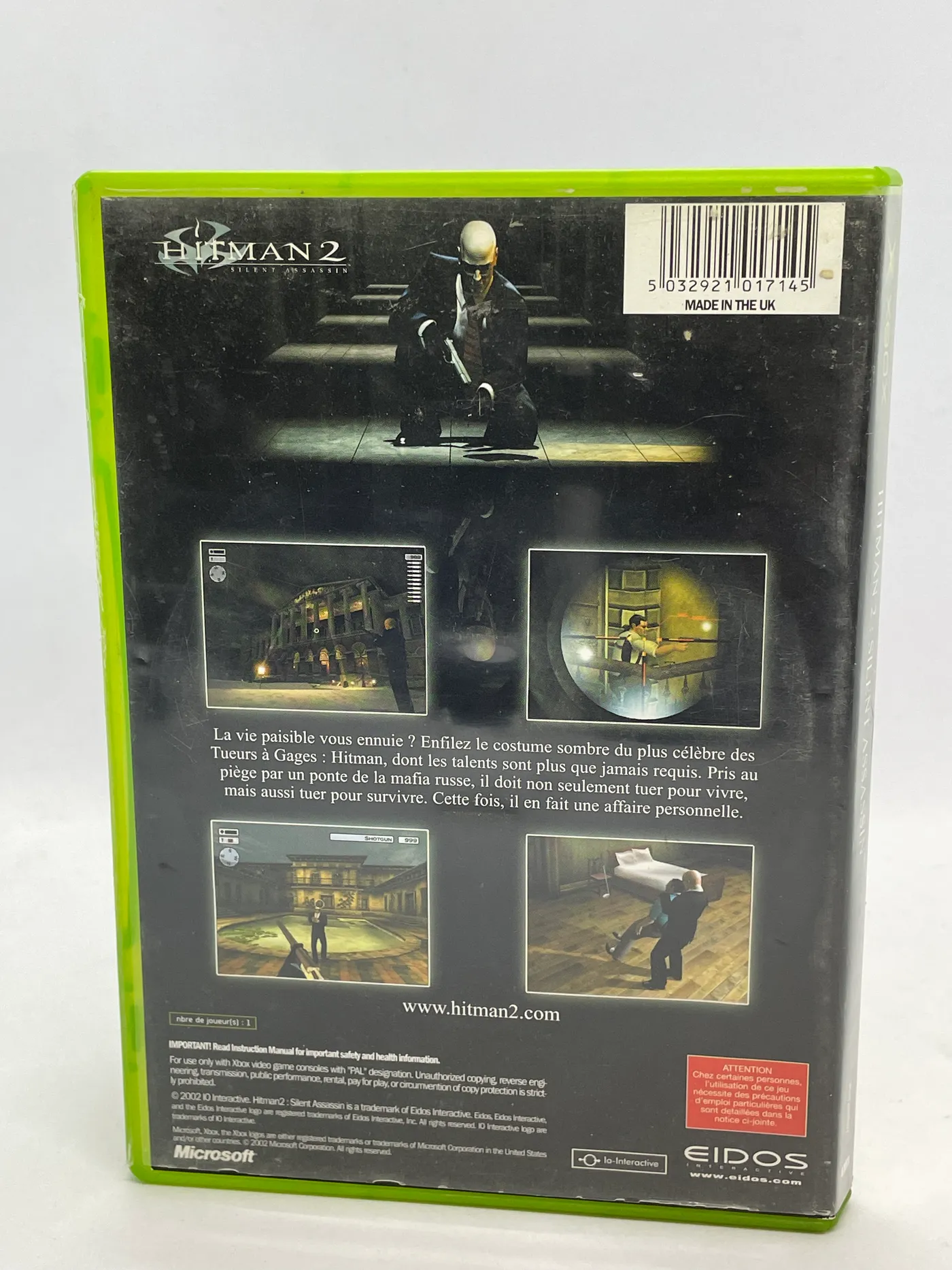 Hitman 2 Silent Assassin Xbox