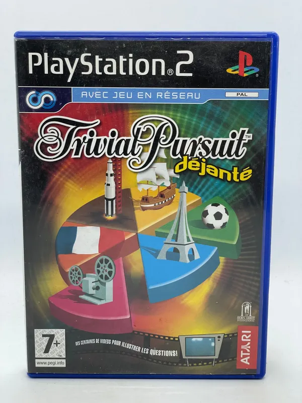 Jeu PS2 TRIVIAL PURSUIT TREPIDANTE - Version PAL Française - Testé Et Jouable