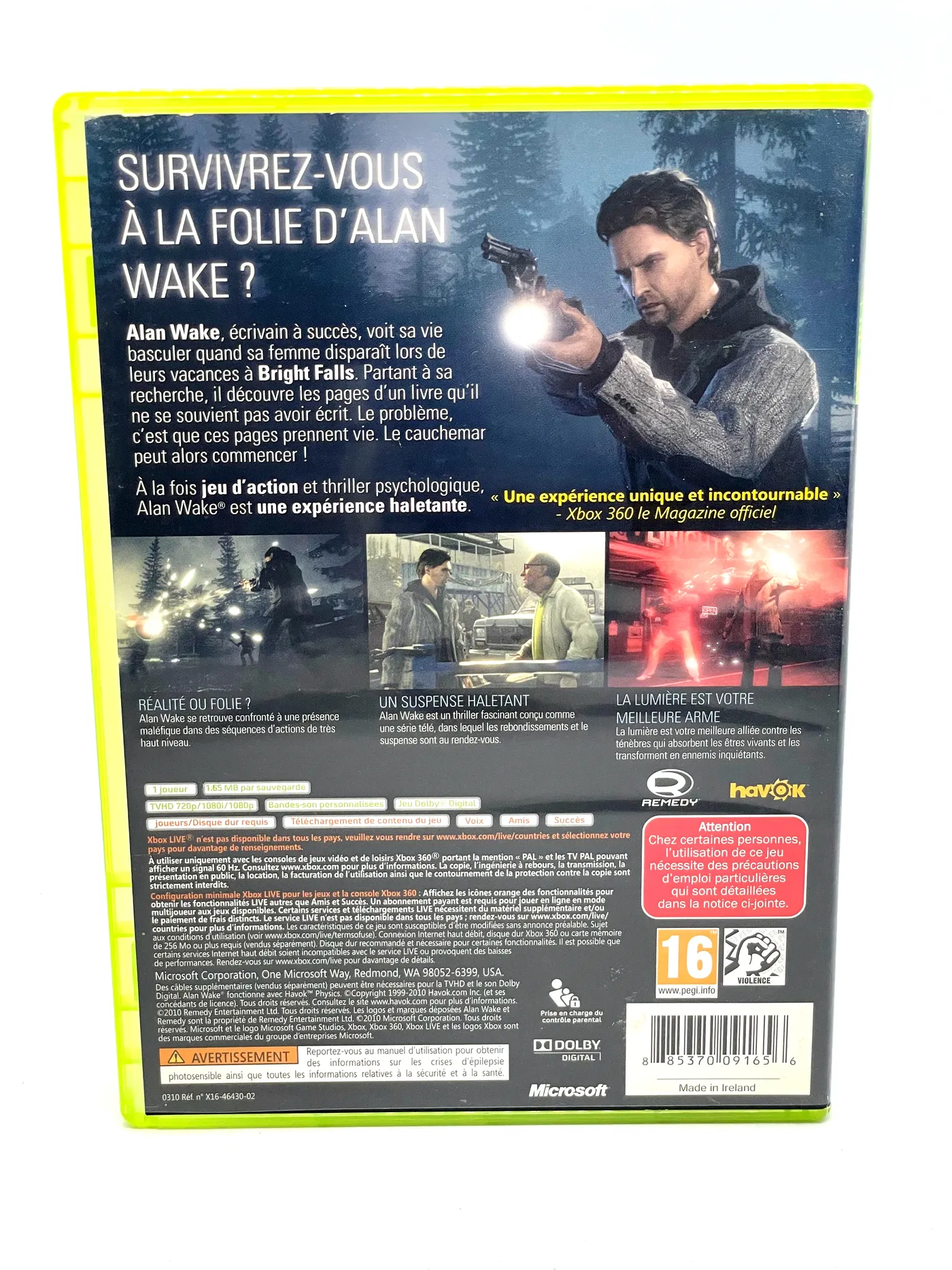 Alan Wake Xbox 360