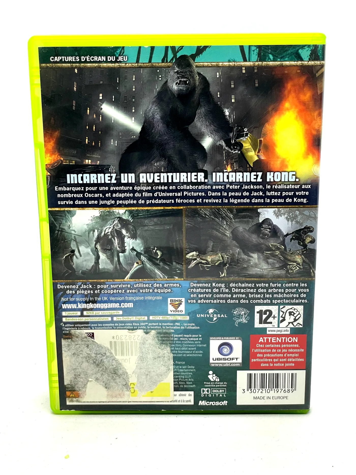 Peter Jackson's King Kong Xbox 360