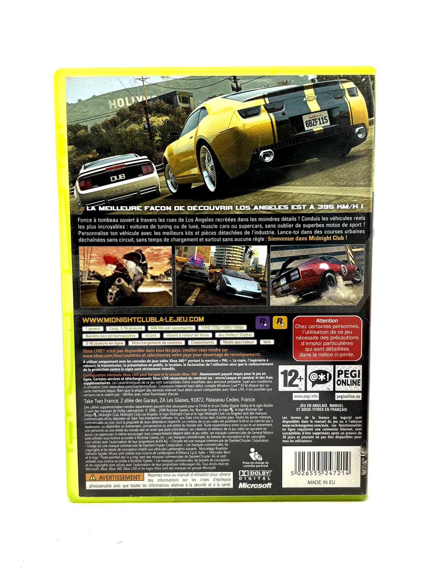 Midnight Club Los Angeles Xbox 360