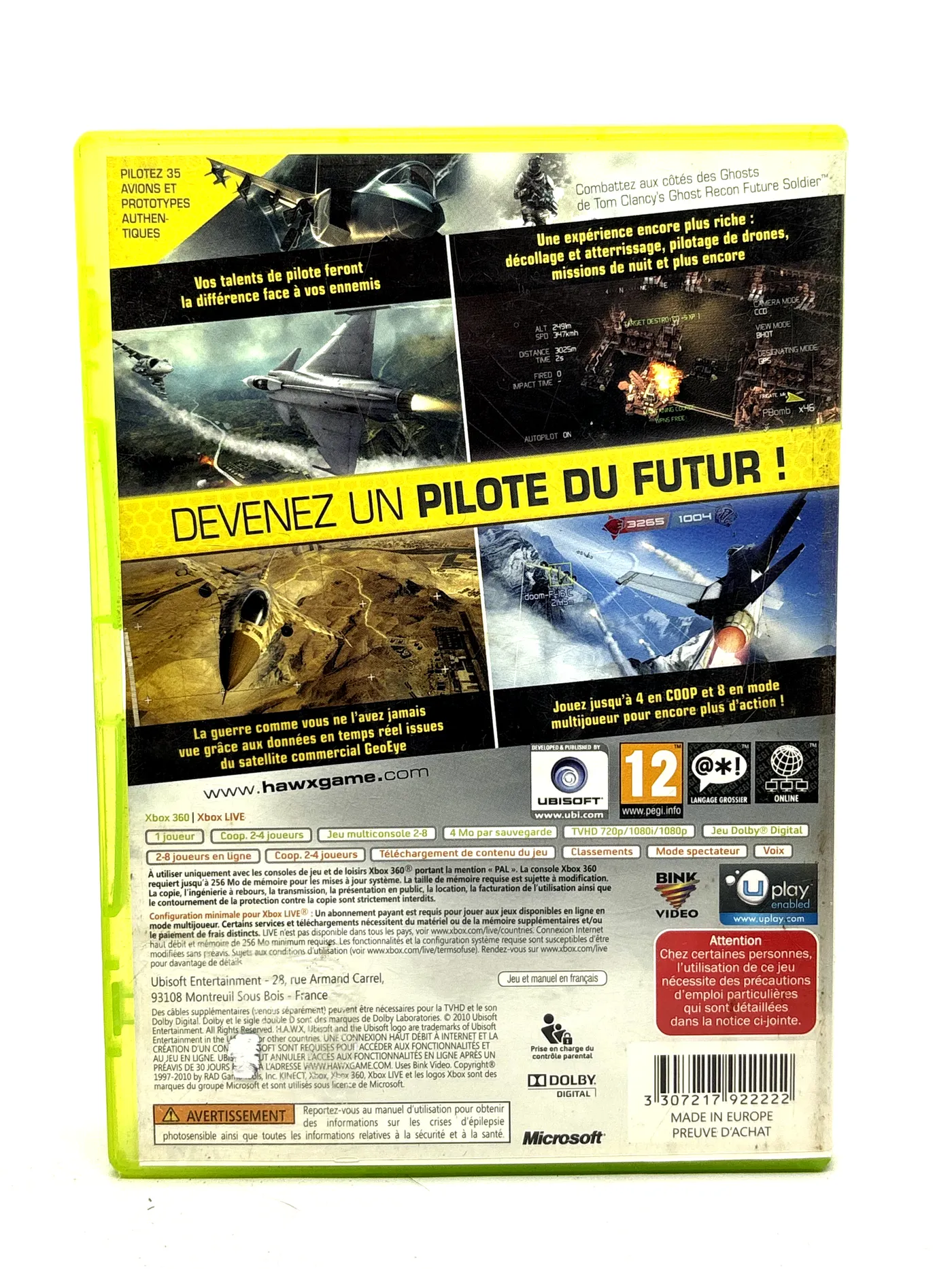 Tom Clancy's H.A.W.X. 2 Xbox 360