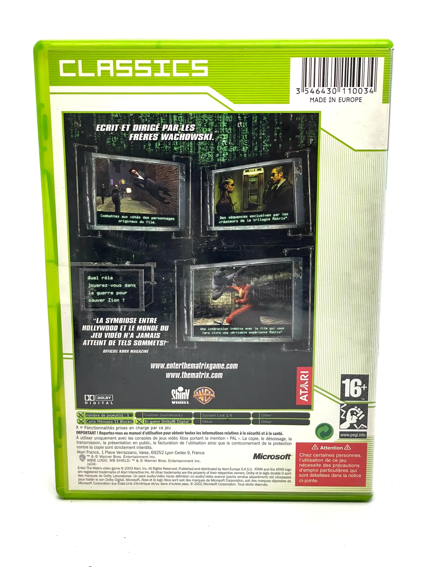Enter The Matrix XBOX - XBOX | Retrobroker