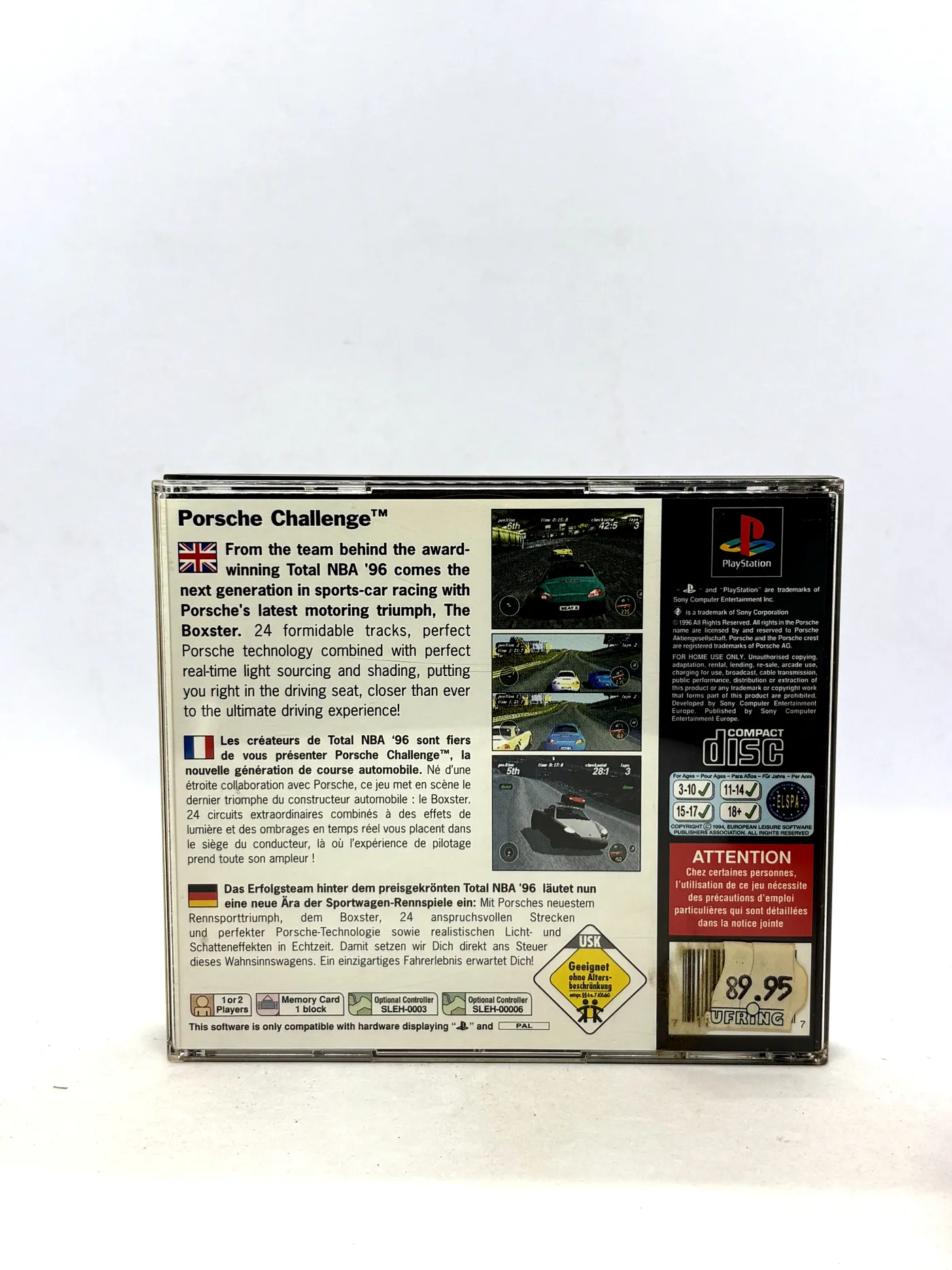 Porsche Challenge PS1 PSX