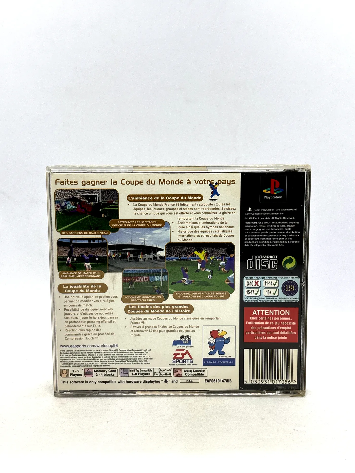 Coupe Du Monde 98 PS1 PSX (FR)