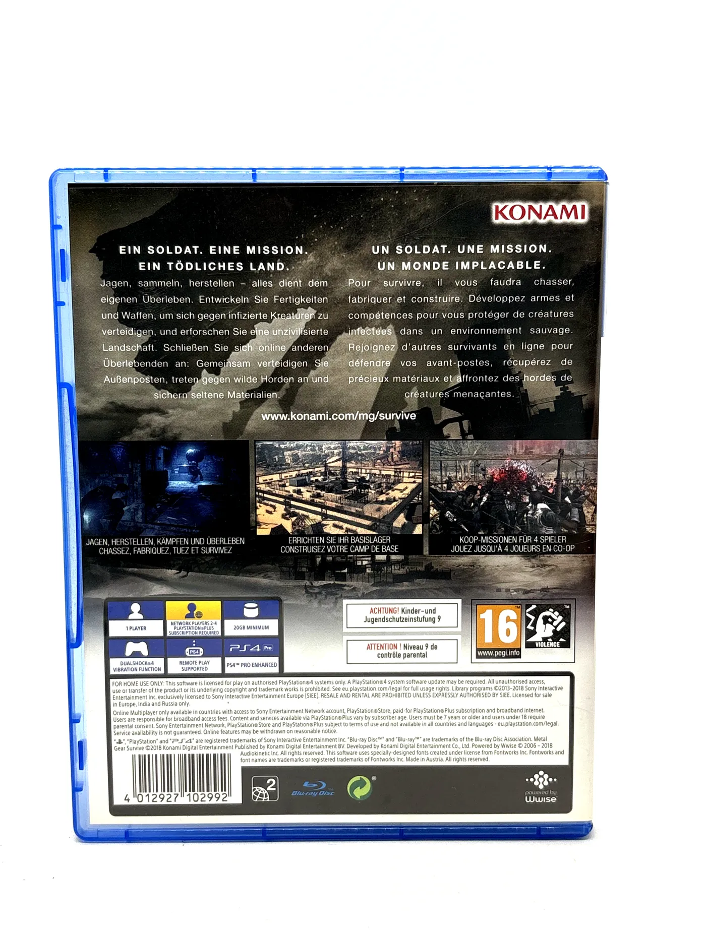 Metal Gear Survive PS4