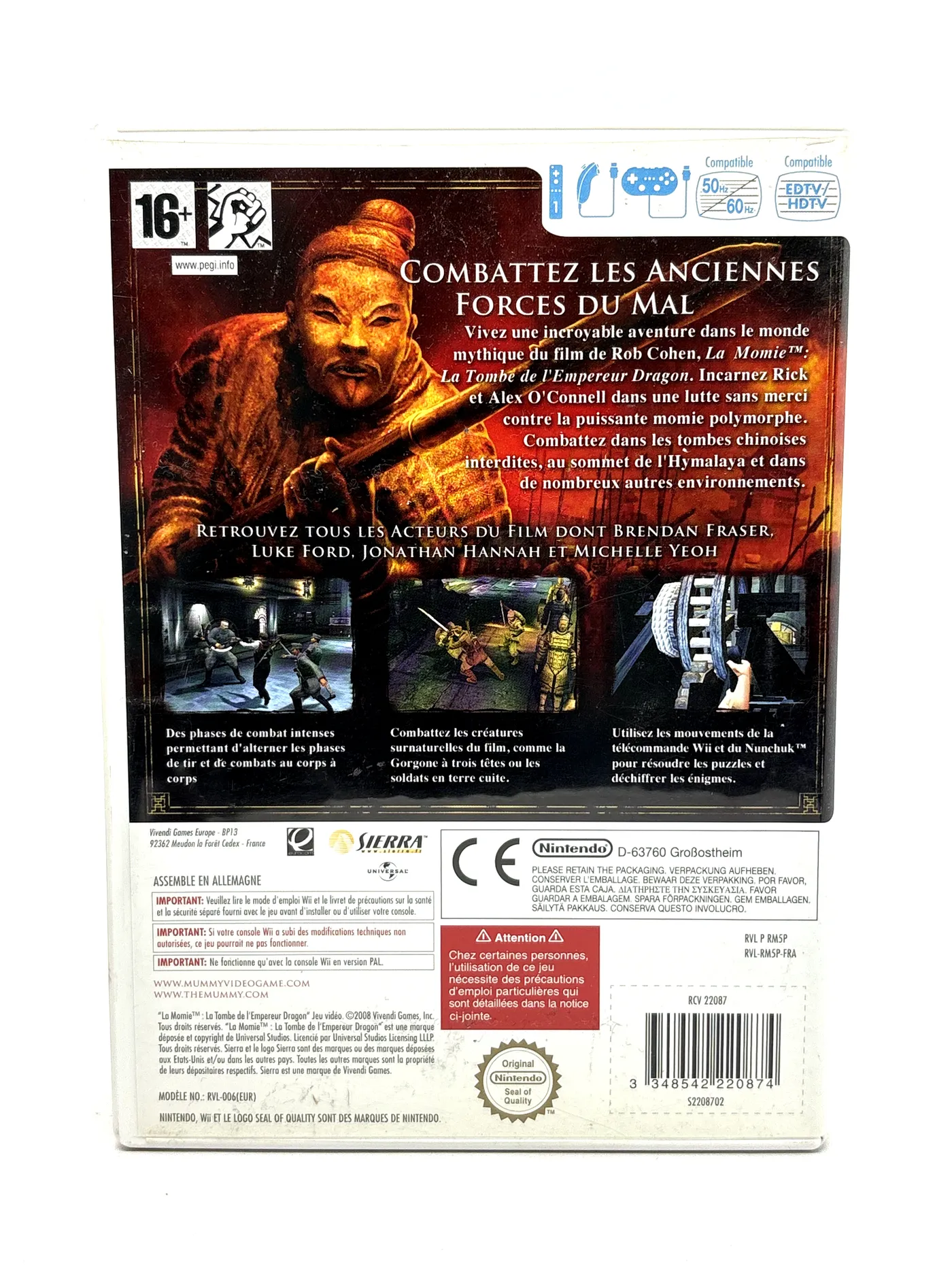 The Mummy Tomb of the Dragon Emperor Nintendo Wii