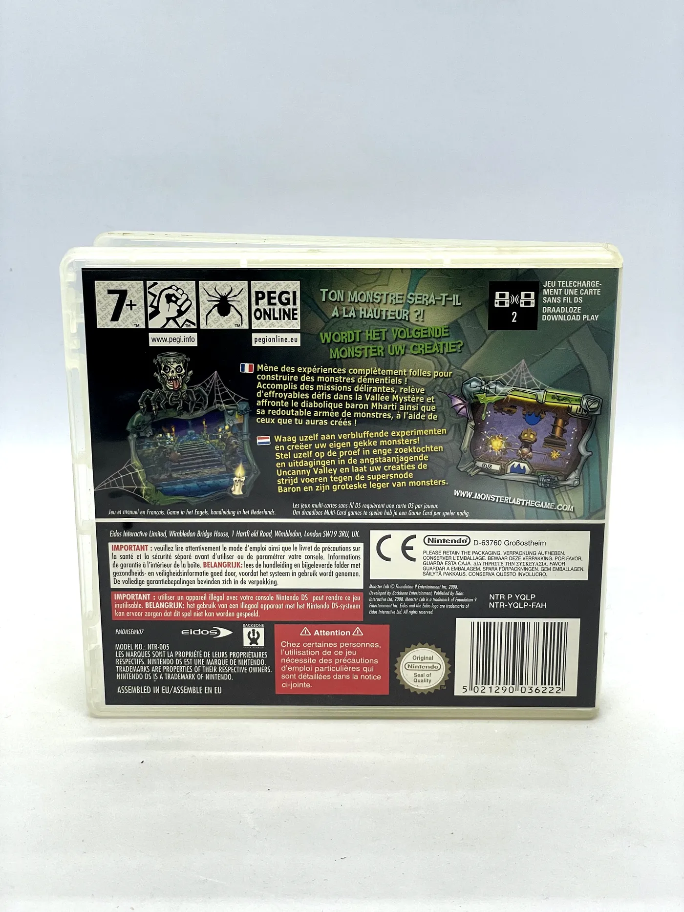 Monster Lab Nintendo DS