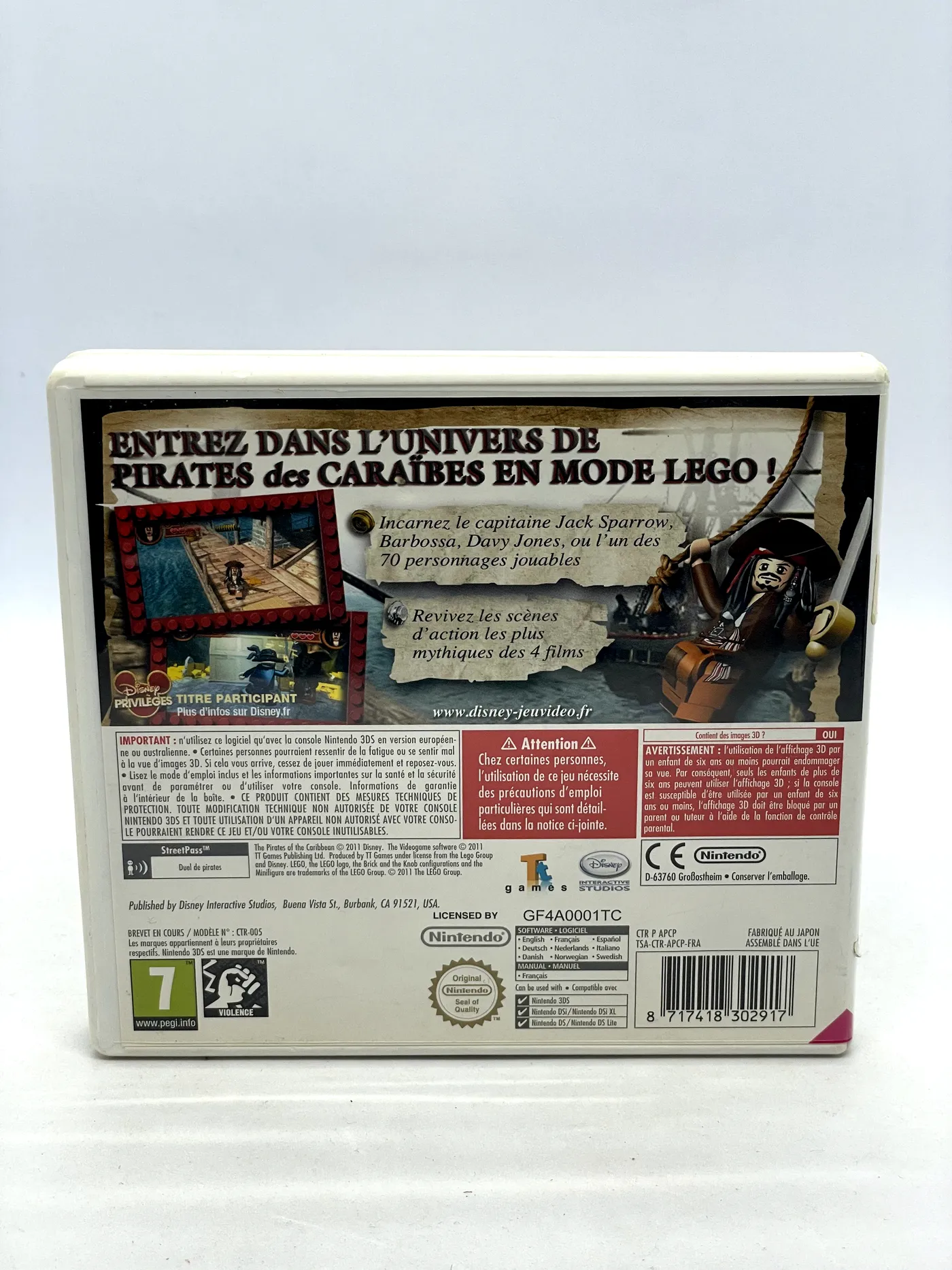 Lego Pirates of Caribbean Nintendo 3DS
