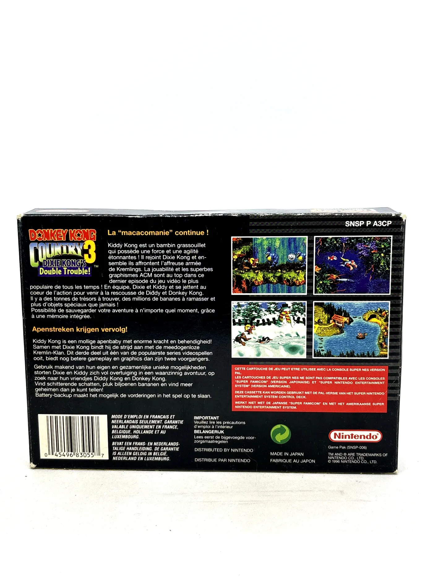 Donkey Kong Country 3 Dixie Kong's Double Trouble SNES