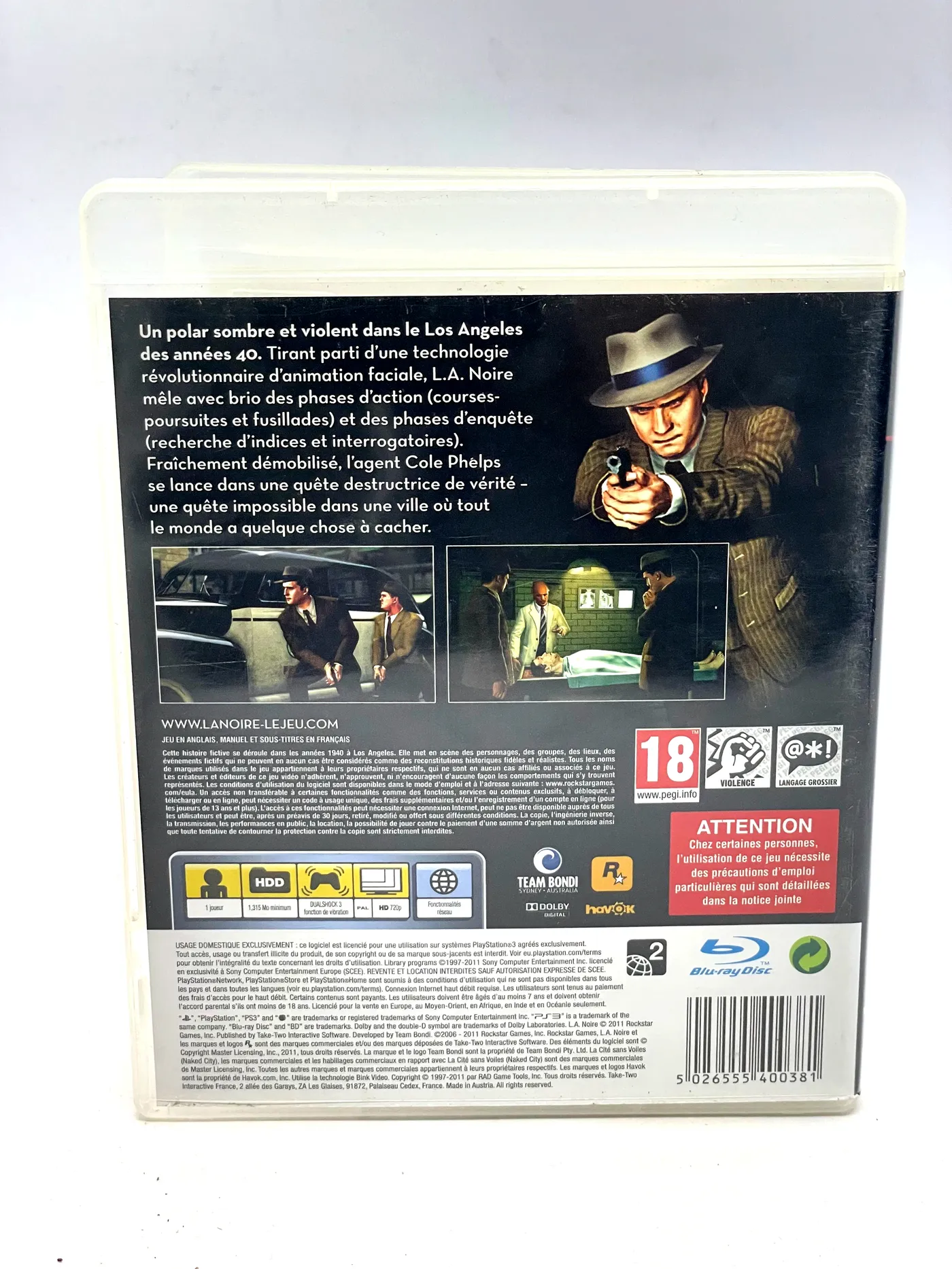 L.A. Noire PS3