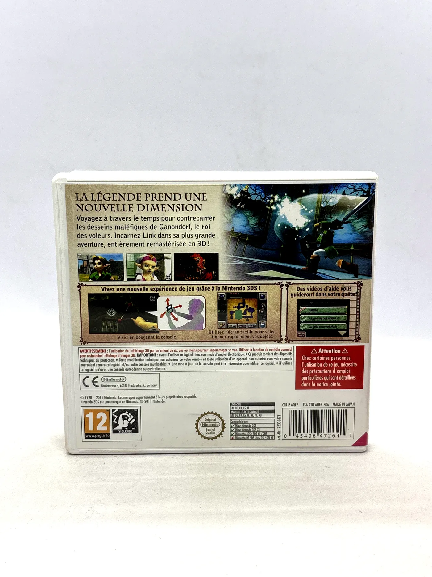 The Legend of Zelda Ocarina of Time 3D Nintendo 3DS