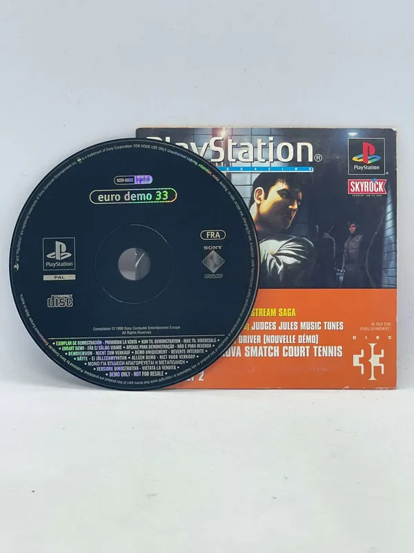 PlayStation Magazine Demo Disc 10 Pour PS1 - Disque Démo Jouable PAL, Bon état, Origine France