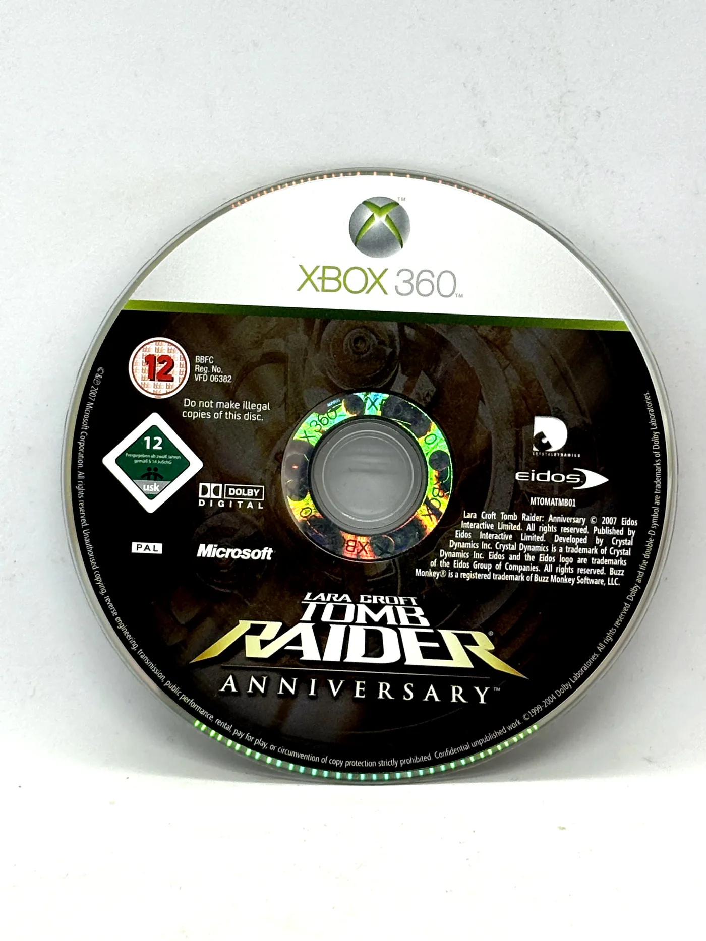 Lara Croft Tomb Raider Anniversary Xbox 360 (sama gra)