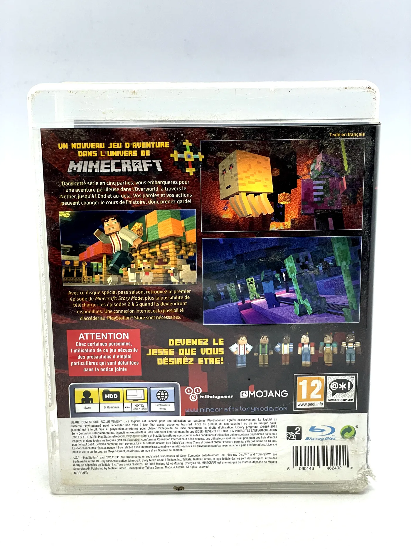 Minecraft Story Mode PS3