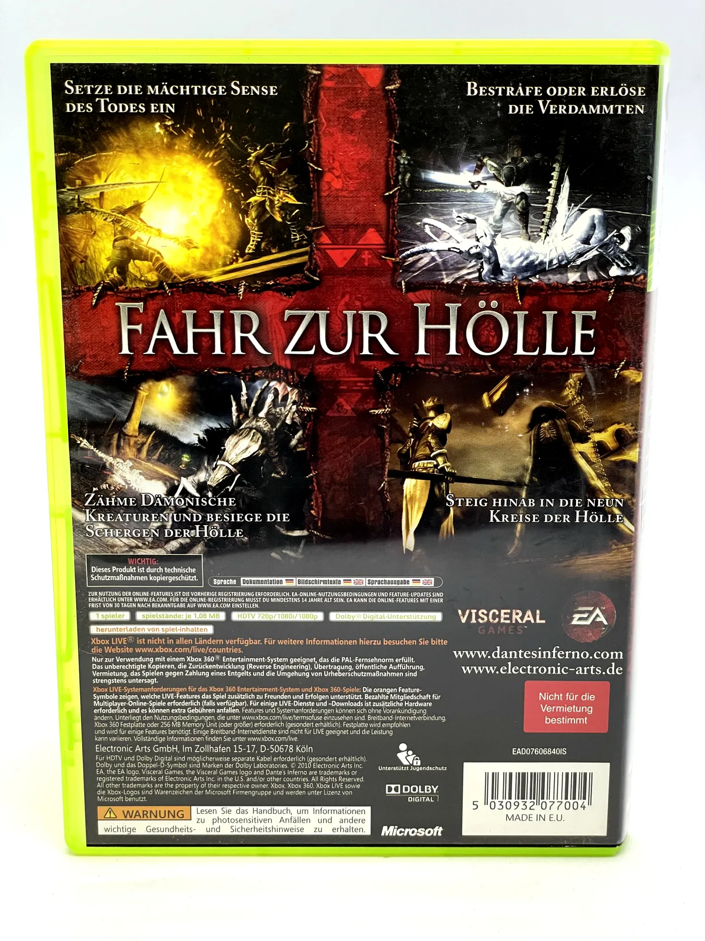 Dante's Inferno Xbox 360