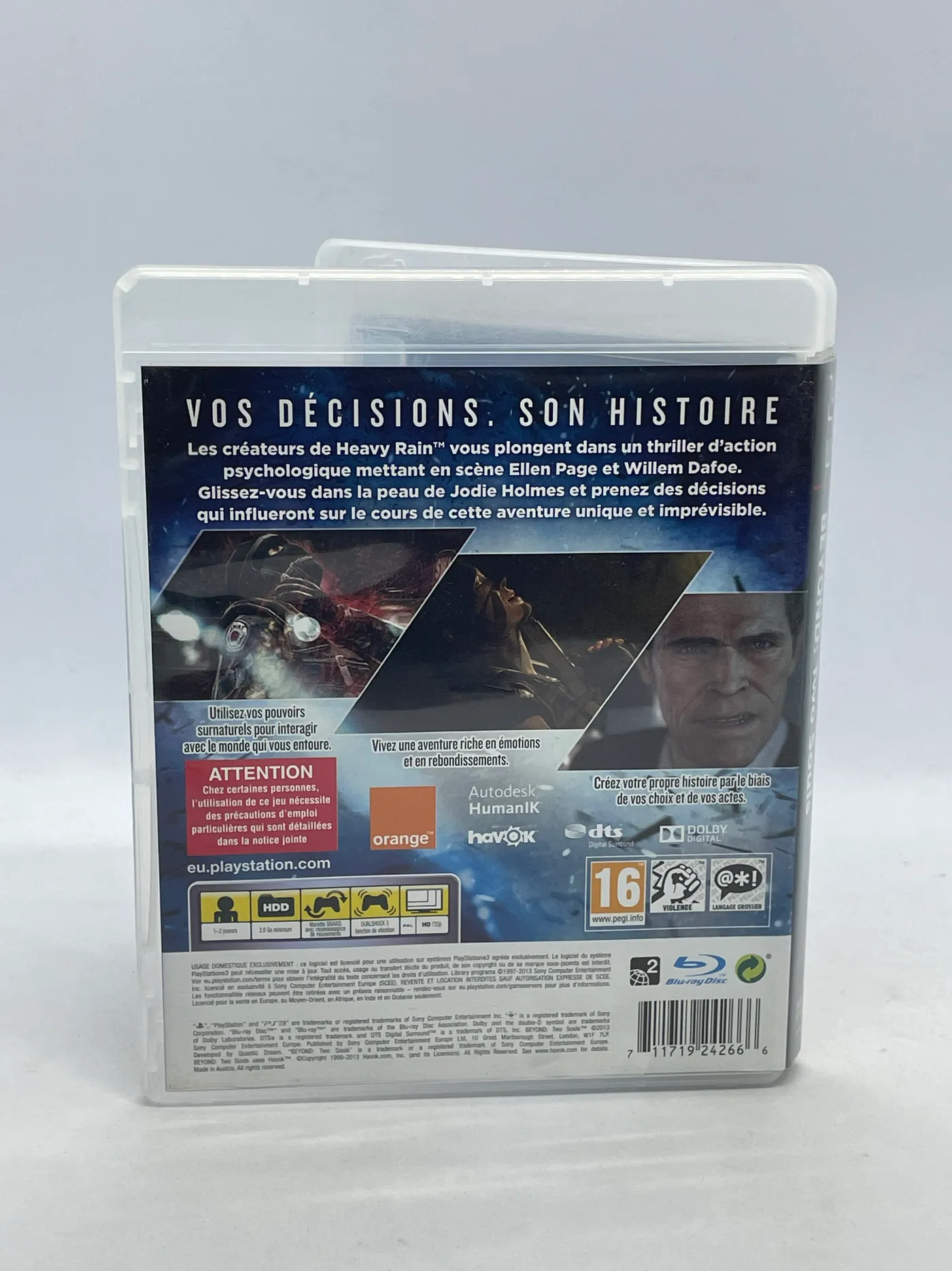 Beyond Two Souls PS3