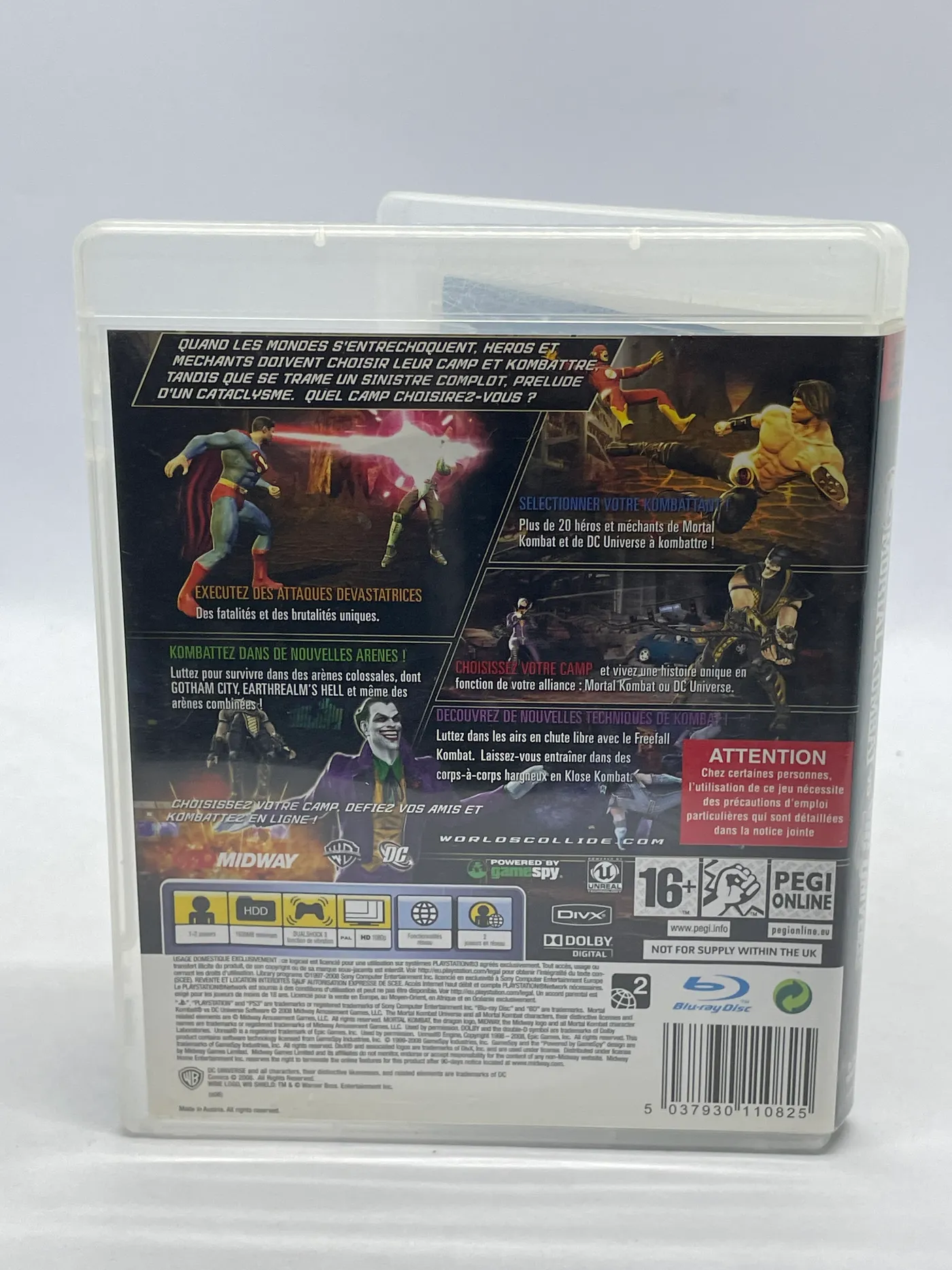 Mortal Kombat vs DC Universe PS3