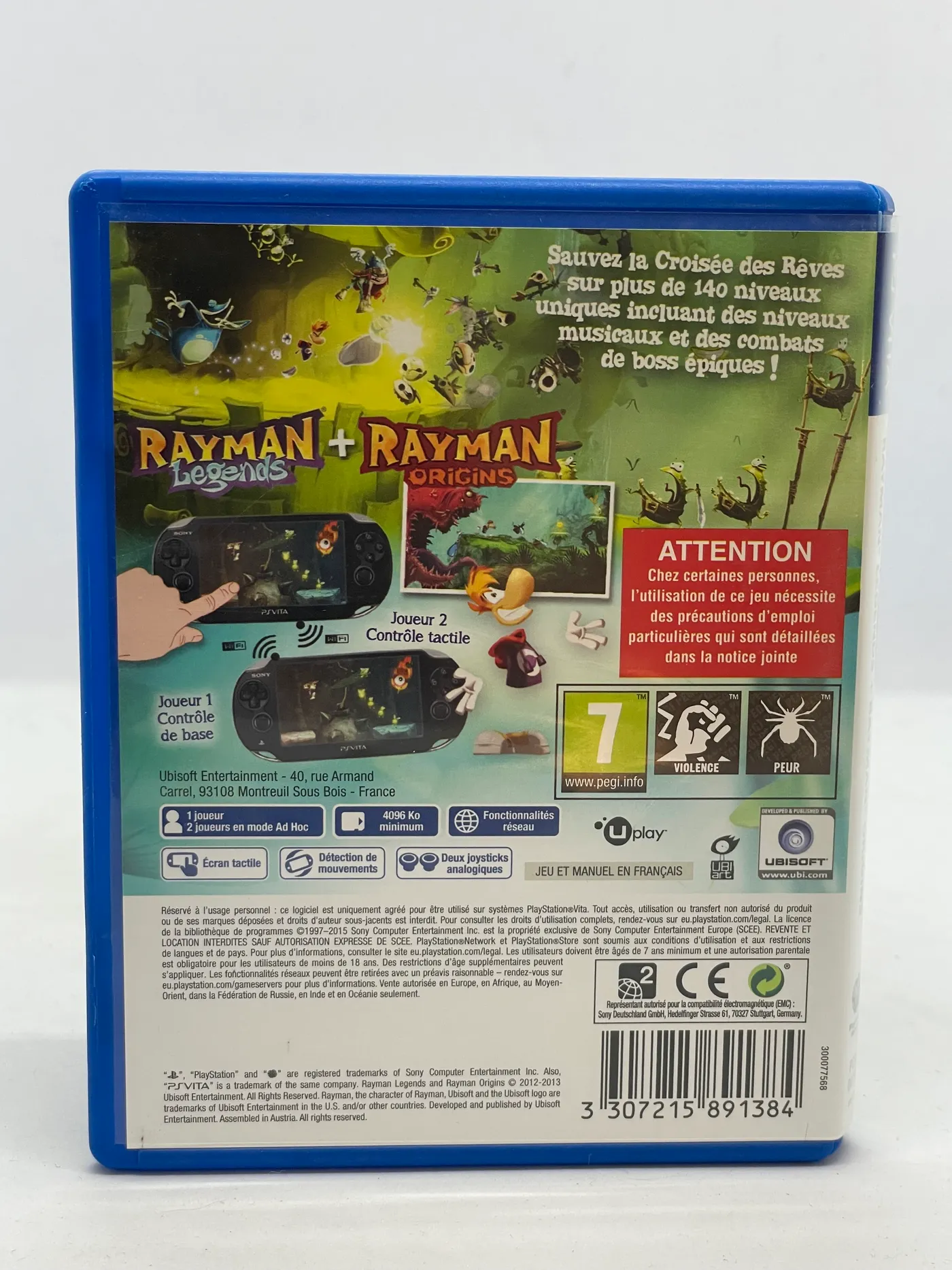 Rayman Legends + Rayman Origins PS Vita