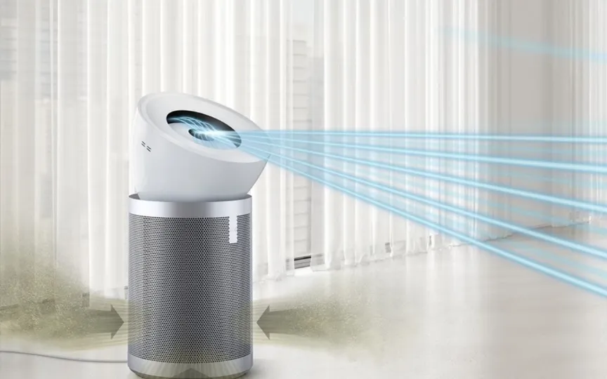 The Dyson Big+Quiet air purifier also comes with a suite of integrated sensors monitoring particle and gas levels.m