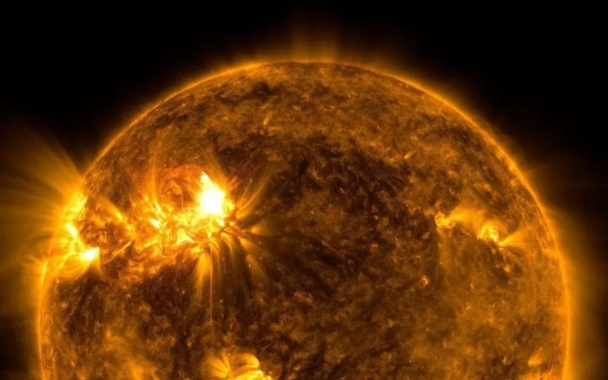 M2.5 solar flare hurled out by a sunspot explosion could hit Earth soon, according to NASA’s SDO. (SDO/NASA)