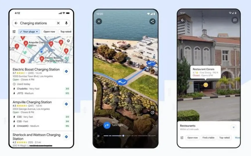 Check out the new immersive View for routes, EV updates, AI features, and more introduced in Google Maps. (Google)